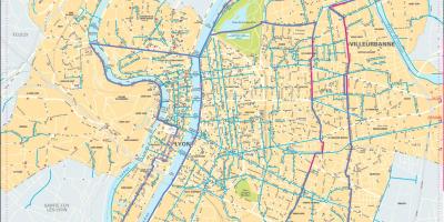 کا نقشہ لیون موٹر سائیکل
